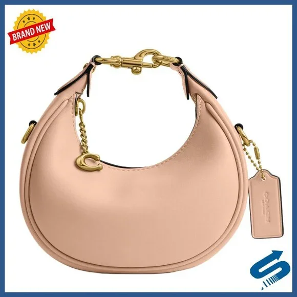 Washed Denim Shoulder Bag with Detachable Crossbody Strap - Picture 1 of 7